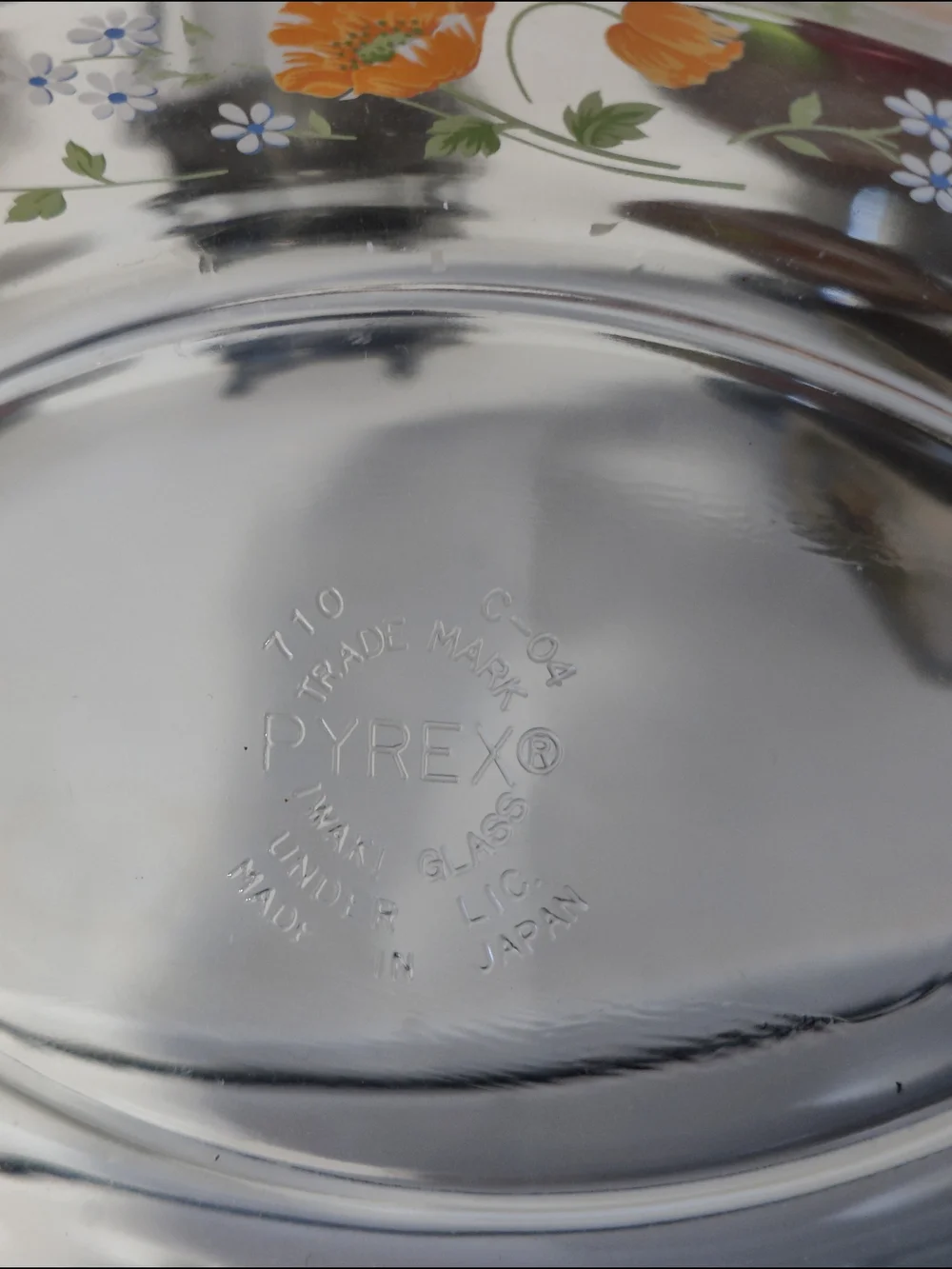 rare Iwaki Pyrex clear glass Japan